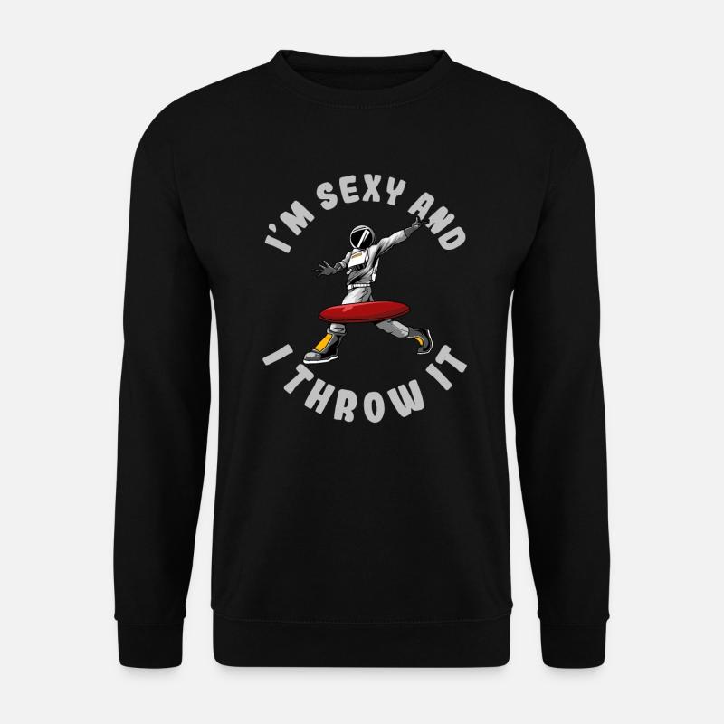 Frisbee Golf - Unisex Pullover - Schwarz