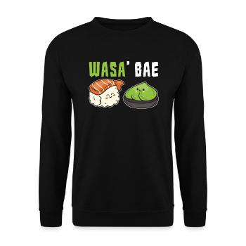Sushi - Unisex Pullover - Schwarz - Vorne - Alina (178cm) & Michal (187cm)