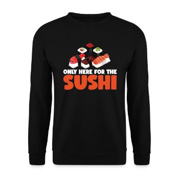 Sushi - Unisex Pullover - Schwarz - Vorne - Alina (178cm) & Michal (187cm)