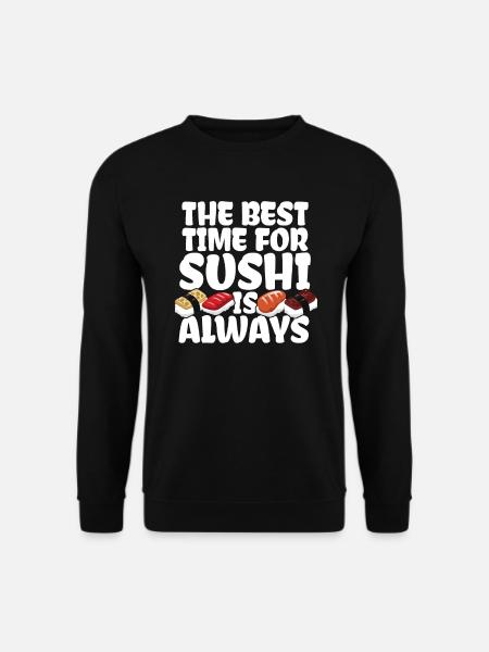 Sushi - Unisex Pullover - Schwarz