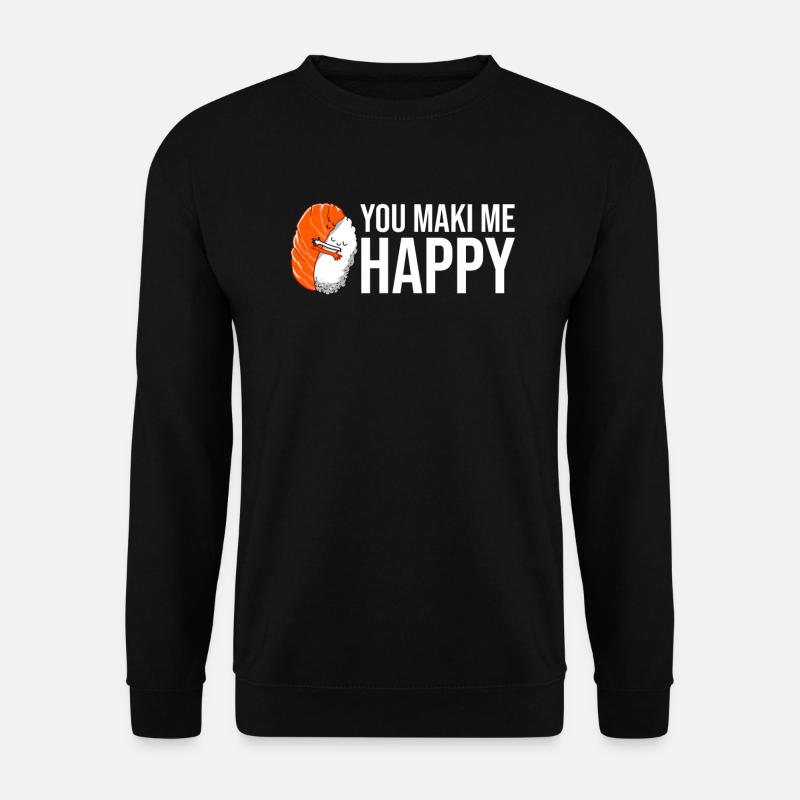 Sushi - Unisex Pullover - Schwarz
