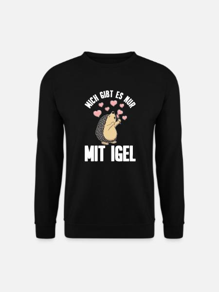 Igel - Unisex Pullover - Schwarz