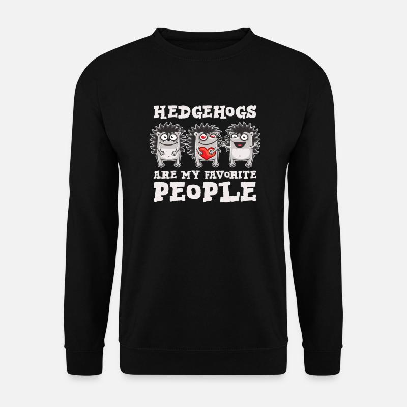 Hedgehog - Unisex Sweatshirt - black