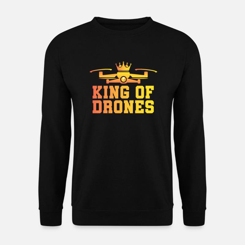 Drone Drone Pilot Quadcopter - Unisex Sweatshirt - black