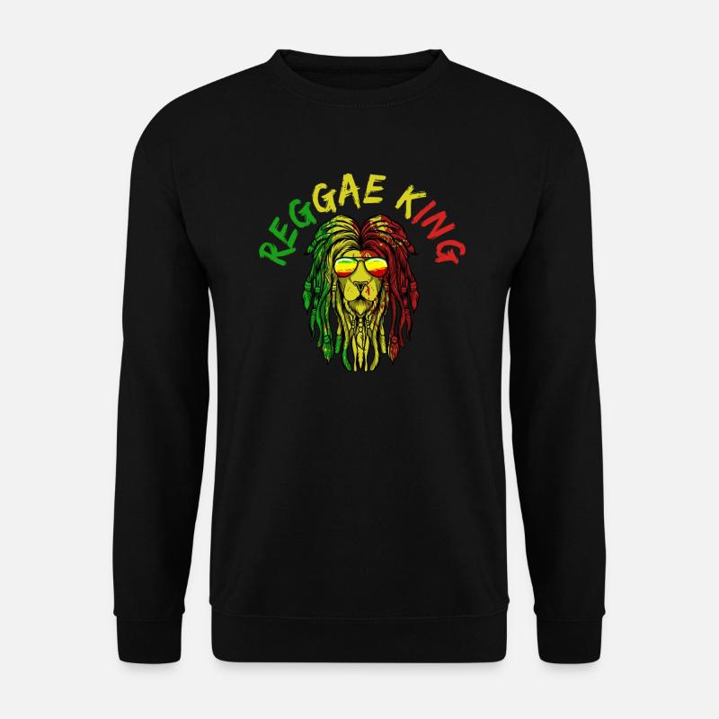 Reggae Dancehall Rasta Rastafari - Unisex Sweatshirt - black