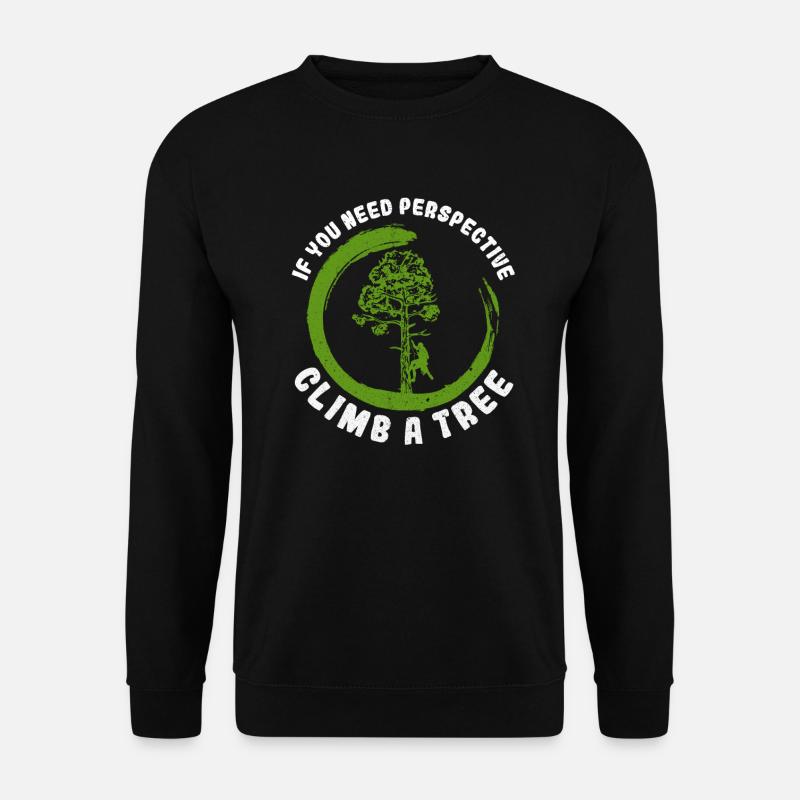Baumklettern Baumpfleger Arborist Baumkletterer - Unisex Pullover - Schwarz