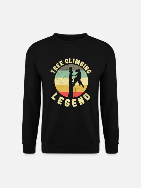 Baumklettern Baumpfleger Arborist Baumkletterer - Unisex Pullover - Schwarz