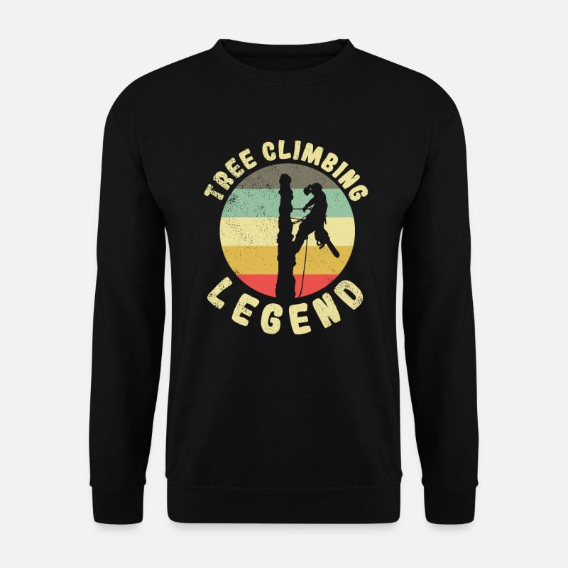 Baumklettern Baumpfleger Arborist Baumkletterer - Unisex Pullover - Schwarz