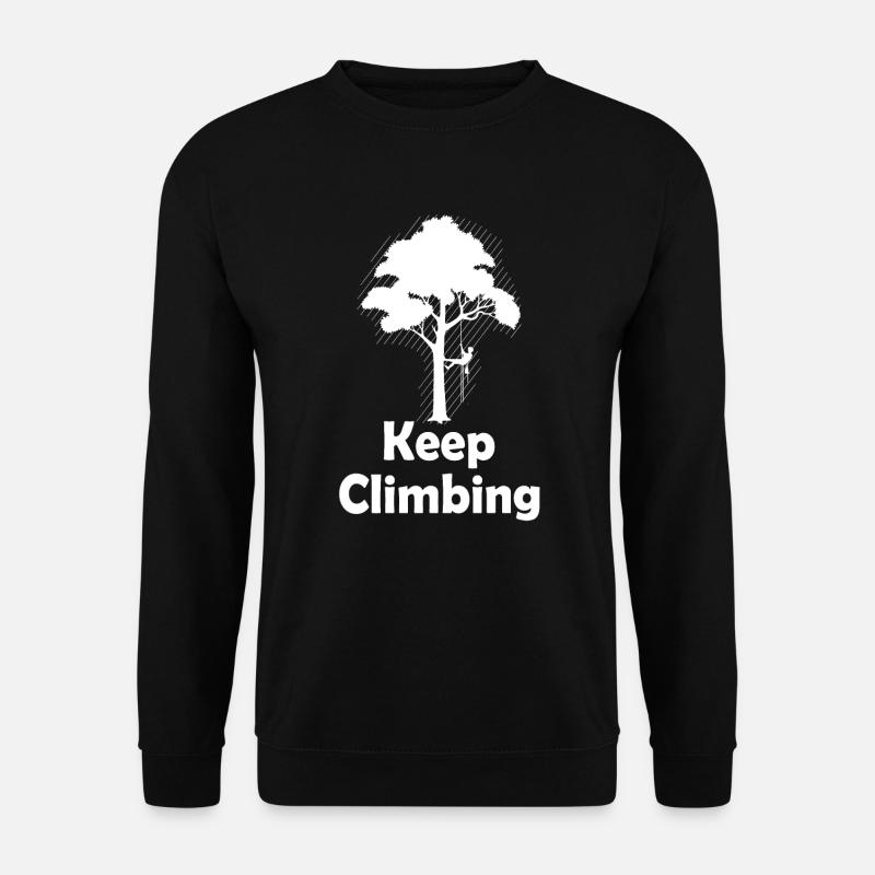 Baumklettern Baumpfleger Arborist Baumkletterer - Unisex Pullover - Schwarz