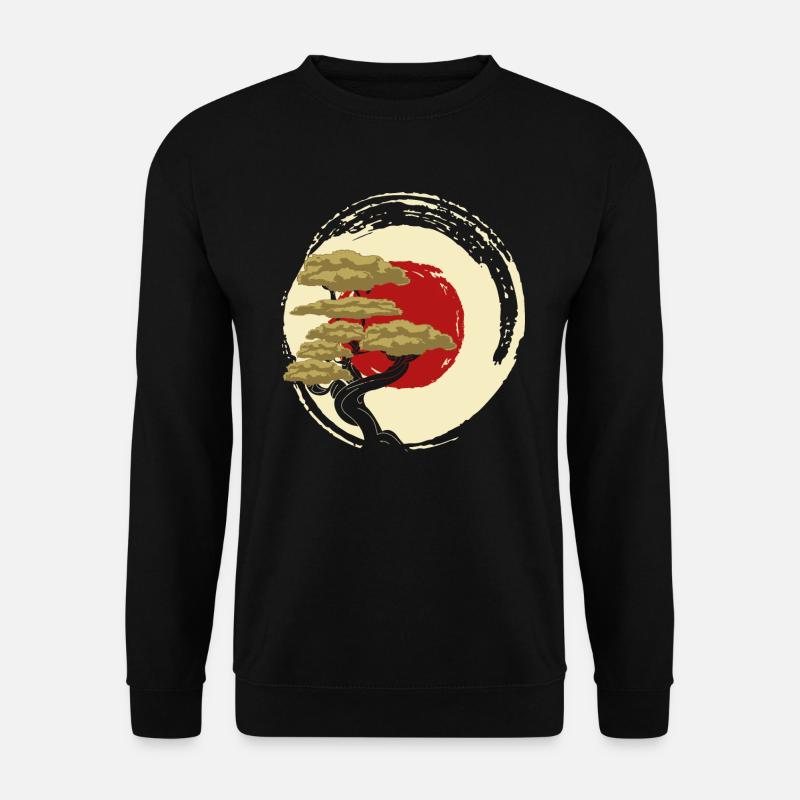 L’arbre de Bonsaï - Sweat-shirt Unisexe - noir