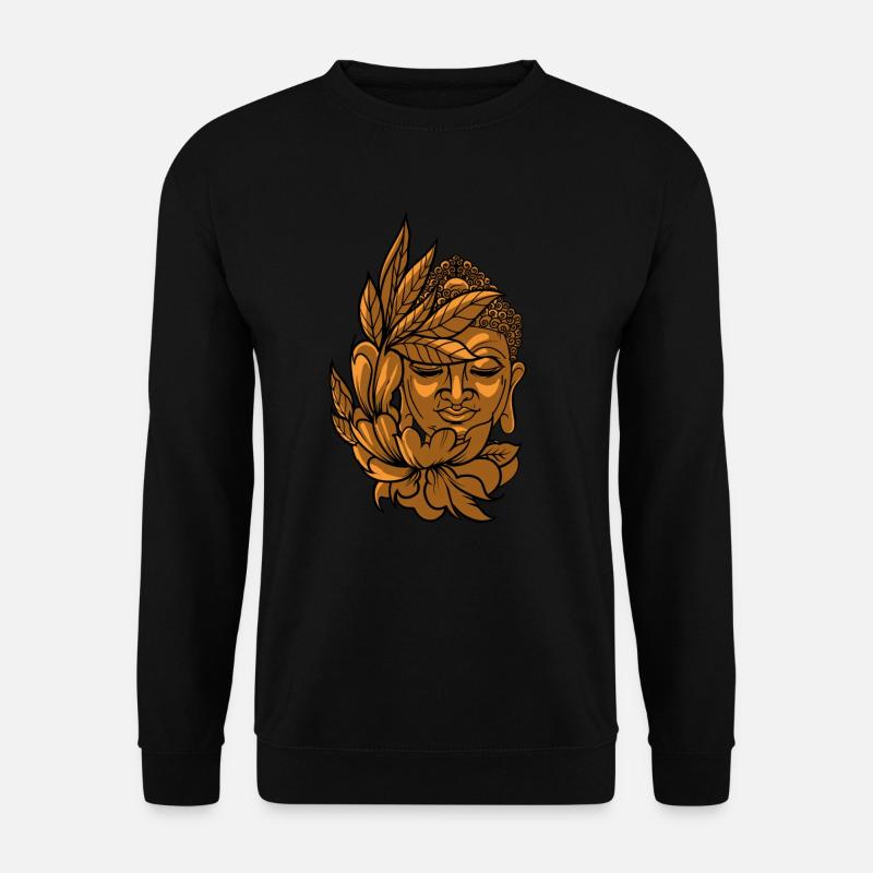 Bouddha bouddhiste bouddhisme - Sweat-shirt Unisexe - noir