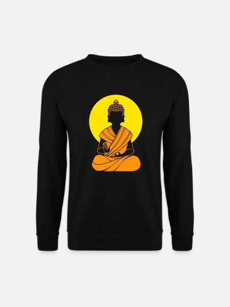 Buddha Buddhist Buddhism - Unisex Sweatshirt - black