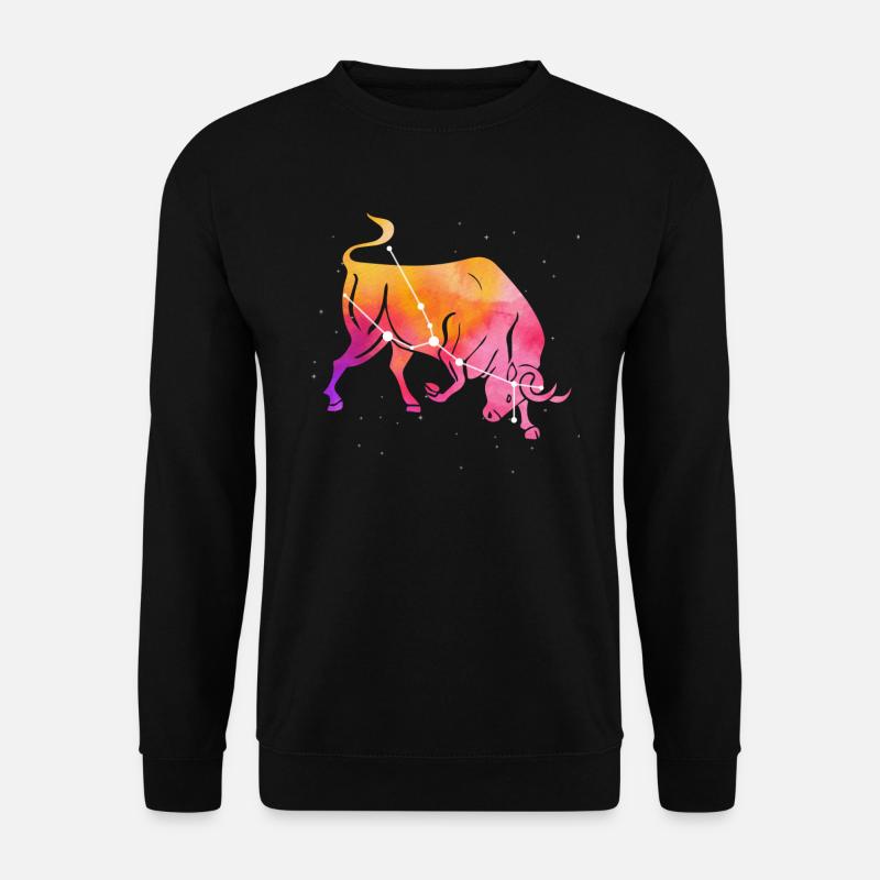 Widder Sternzeichen Horoskop Astrologie - Unisex Pullover - Schwarz