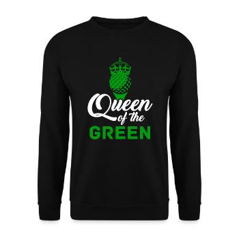 Golfeur Golf golf golf golf - Sweat-shirt Unisexe - noir - Devant - Alina (178cm) & Michal (187cm)