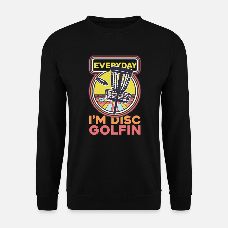 Frisbee Golf - Unisex Pullover - Schwarz