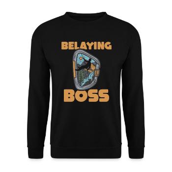 Alpinisme Grimpeurs - Sweat-shirt Unisexe - noir - Devant - Alina (178cm) & Michal (187cm)