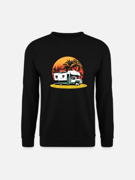 Caravan Motorhome Caravan Camper - Unisex Sweatshirt - black