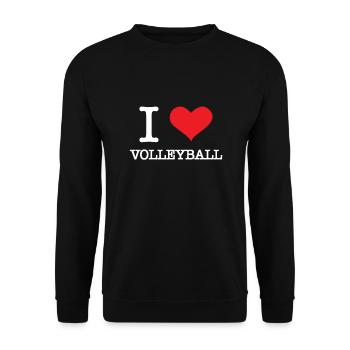Volley-ball beach volley - Sweat-shirt Unisexe - noir - Devant - Alina (178cm) & Michal (187cm)