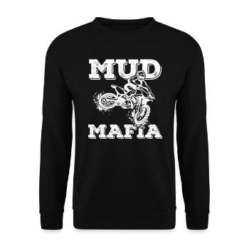 Dirt Bike Supercross MX Motocross - Sweat-shirt Unisexe - noir - Devant - Alina (178cm) & Michal (187cm)