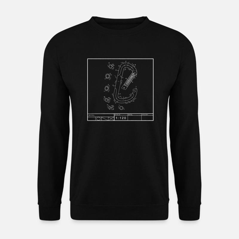 Climbing Mountaineering Climbers - Unisex Sweatshirt - black
