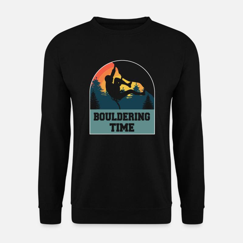 Bouldering - Unisex Sweatshirt - black