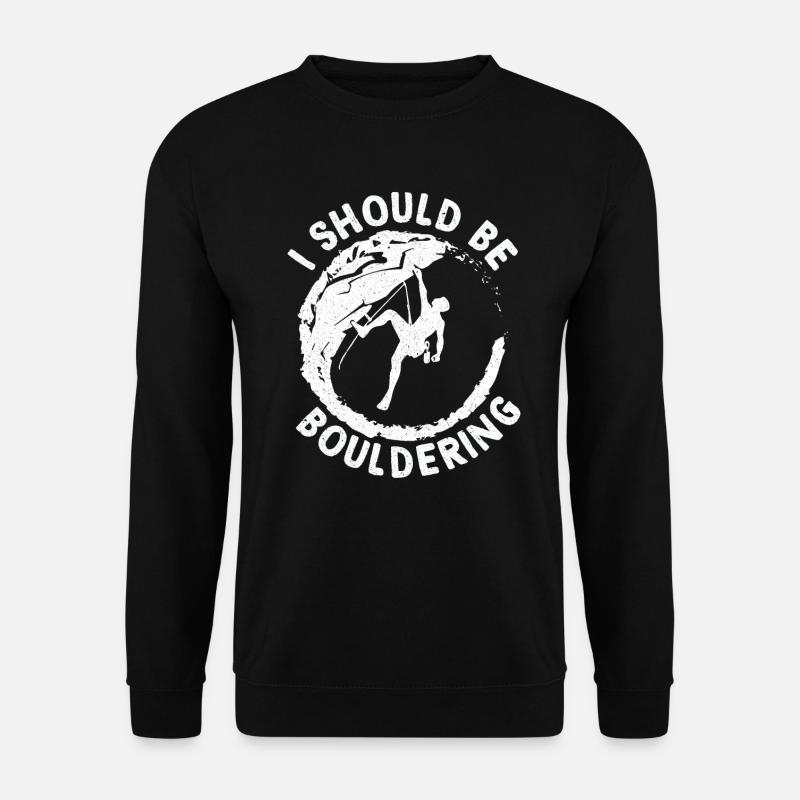 Bouldering - Unisex Sweatshirt - black