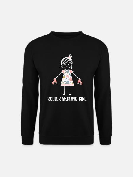 Rollschuhe Laufen Roller Skates - Unisex Pullover - Schwarz