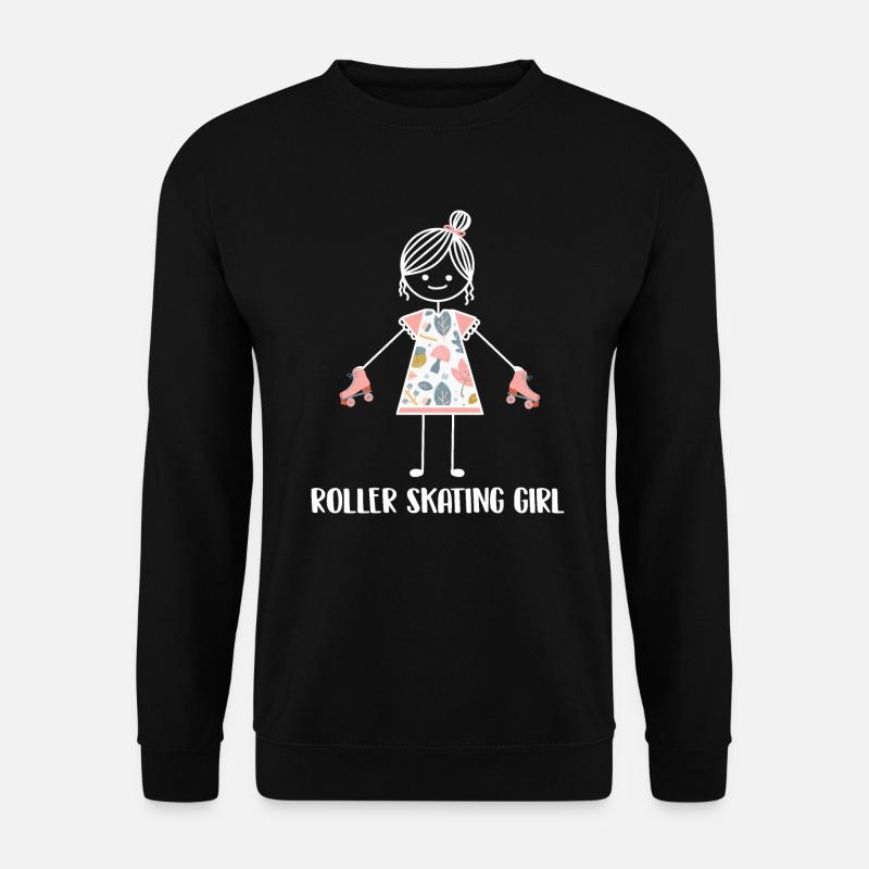 Rollschuhe Laufen Roller Skates - Unisex Pullover - Schwarz