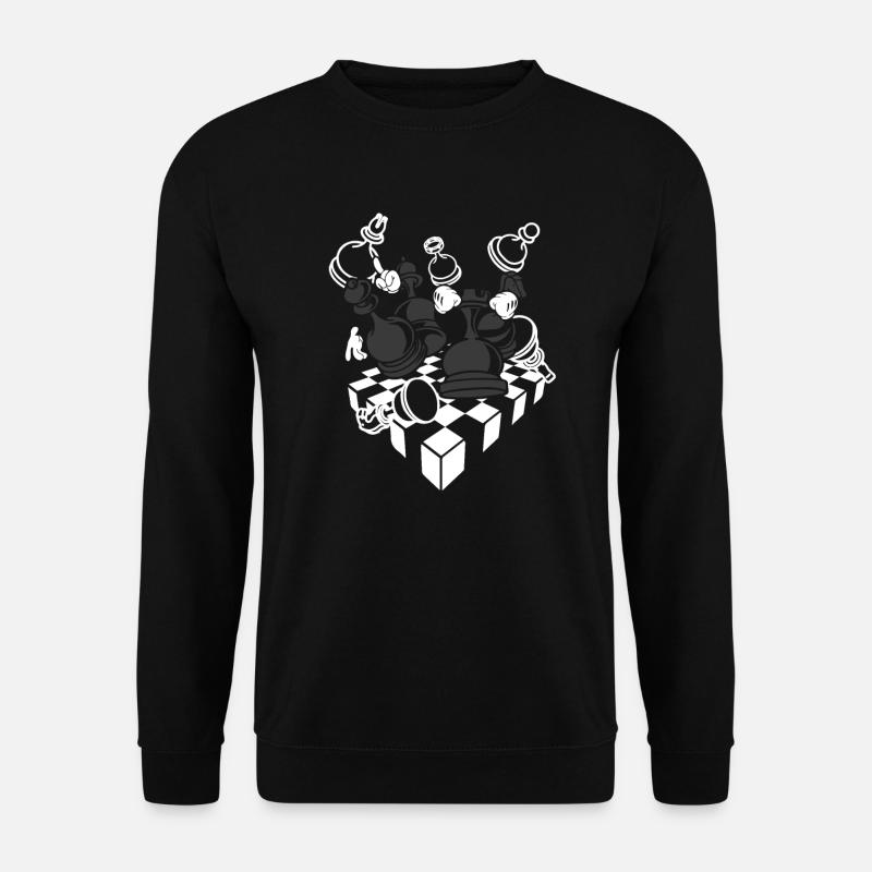 Pièce d’échecs - Sweat-shirt Unisexe - noir
