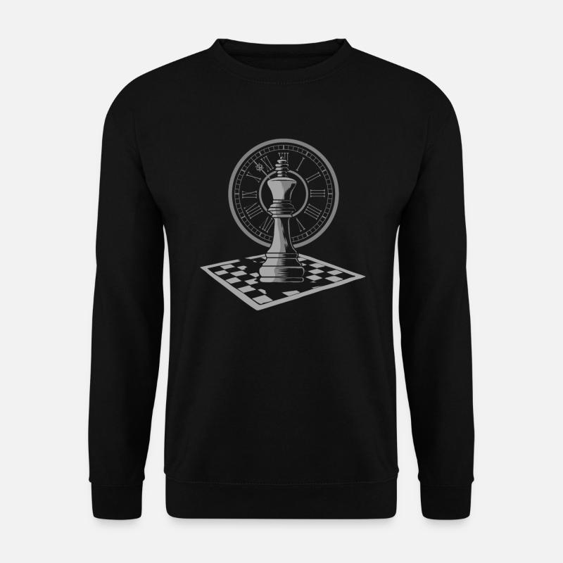 Schach Schachfigur - Unisex Pullover - Schwarz