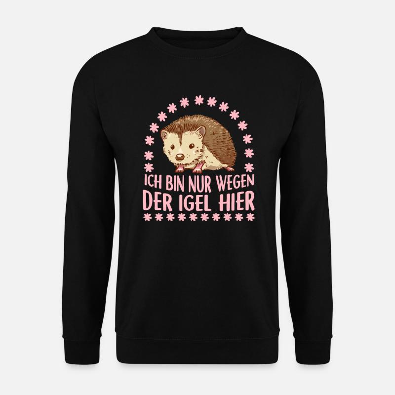 Igel - Unisex Pullover - Schwarz