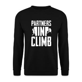 Escalade Alpinisme Grimpeurs - Sweat-shirt Unisexe - noir - Devant - Alina (178cm) & Michal (187cm)