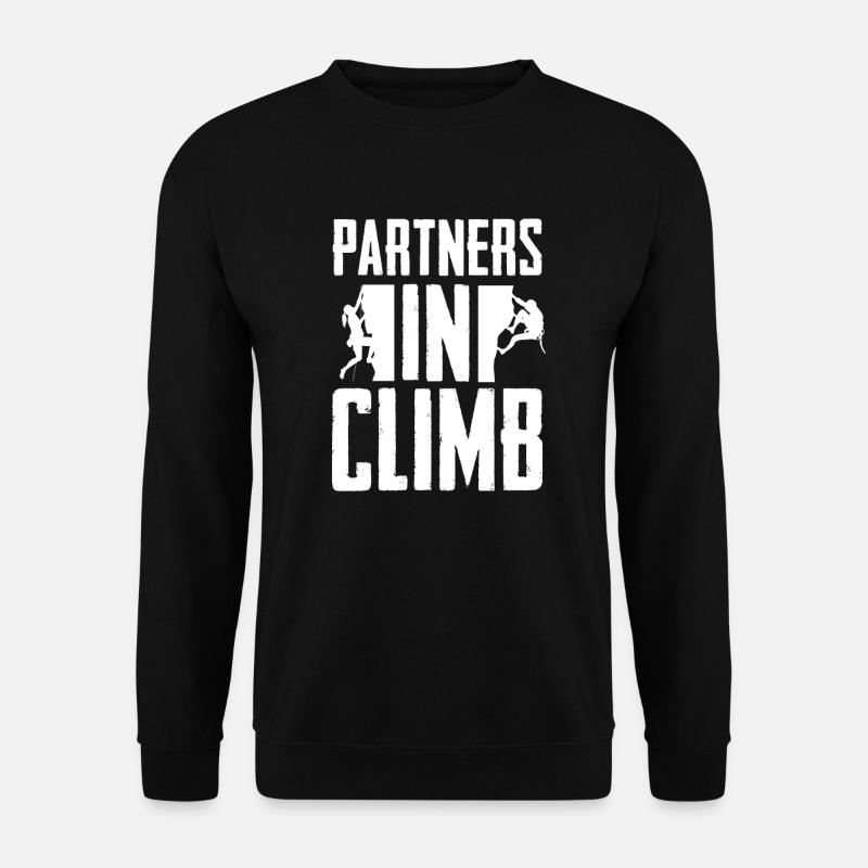 Climbing Mountaineering Climbers - Unisex Sweatshirt - black