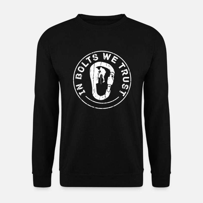 Climbing Mountaineering Climbers - Unisex Sweatshirt - black