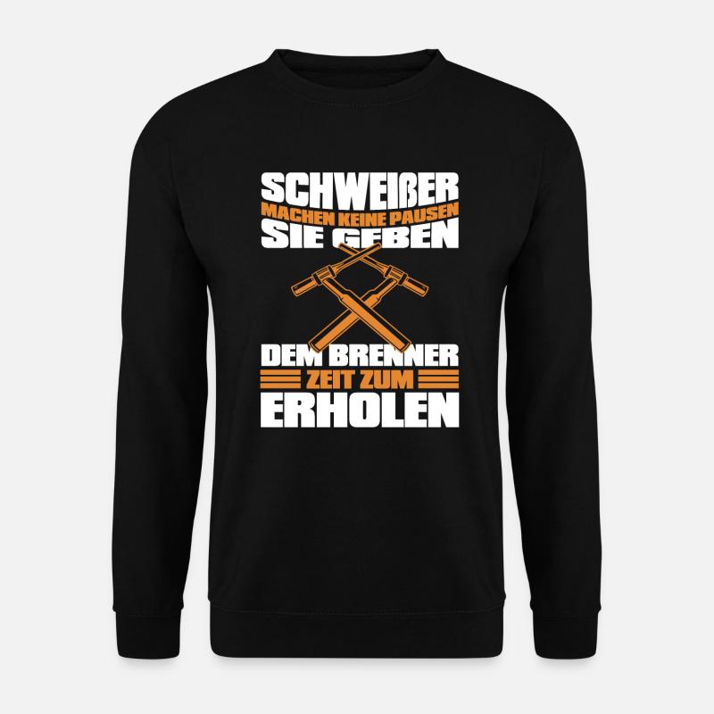 Schweißer Metallbauer Schweißen Metallbau - Unisex Pullover - Schwarz