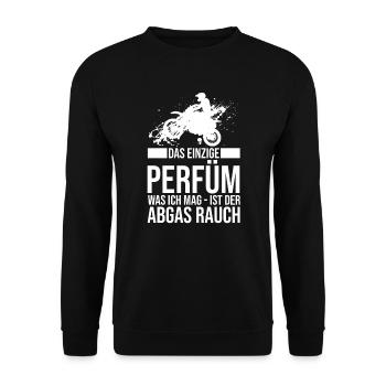 Dirt Bike Supercross MX Motocross - Unisex Pullover - Schwarz - Vorne - Alina (178cm) & Michal (187cm)