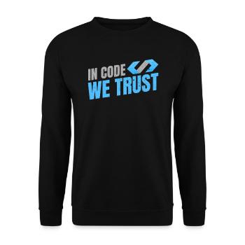 Programmierer Coder Software Entwickler - Unisex Pullover - Schwarz - Vorne - Alina (178cm) & Michal (187cm)
