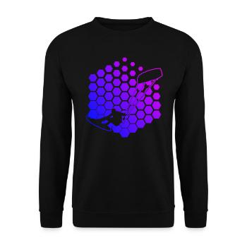 Kite Kitesurf Kitesurfer Men Kitesurf - Unisex Sweatshirt - black - Front - Alina (178cm) & Michal (187cm)