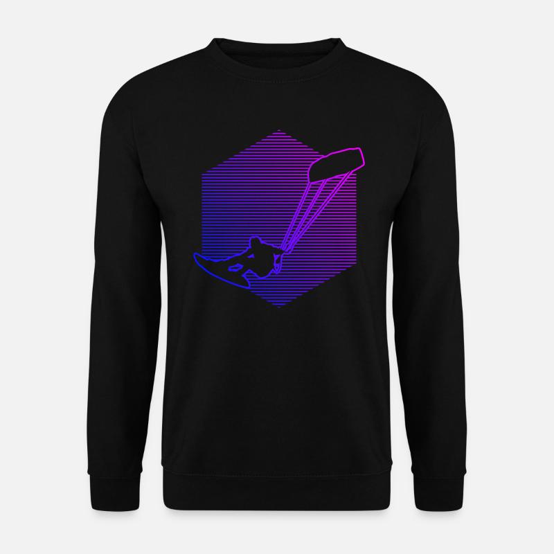 Kite Kitesurfer Kitesurfen Damen Kitesurf - Unisex Pullover - Schwarz