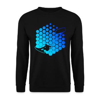 Kitesurf Kitesurf kitesurfer - Sweat-shirt Unisexe - noir - Devant - Alina (178cm) & Michal (187cm)
