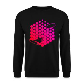 Kitesurf Kiting Kitesurfer Hommes Kitesurf - Sweat-shirt Unisexe - noir - Devant - Alina (178cm) & Michal (187cm)