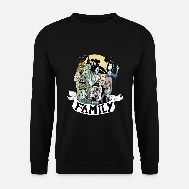 family_monster - Unisex Pullover - Schwarz