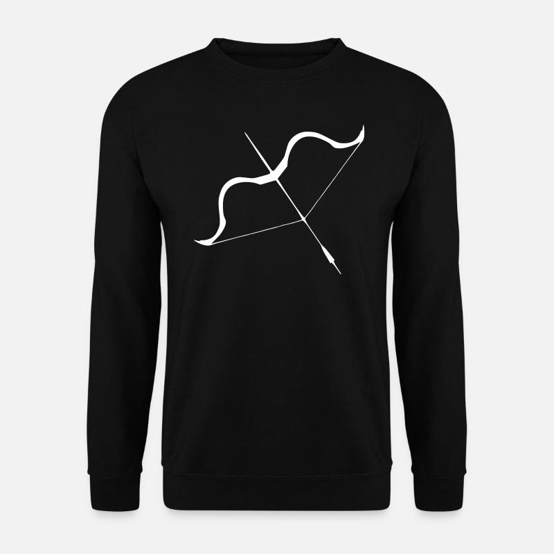 Pfeil und Bogen design - Unisex Pullover - Schwarz