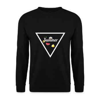Summer - Unisex Pullover - Schwarz - Vorne - Alina (178cm) & Michal (187cm)