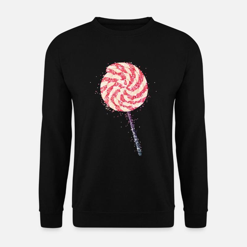 Glitter Lollipop - Unisex Pullover - Schwarz