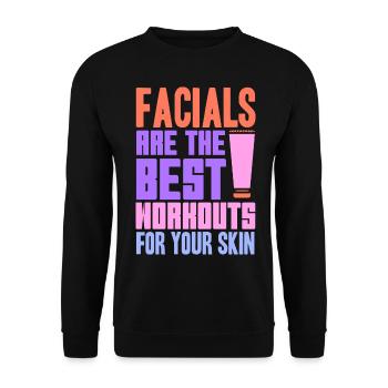 Soins du visage Skin Derma Dermatologist Gifts - Sweat-shirt Unisexe - noir - Devant - Alina (178cm) & Michal (187cm)
