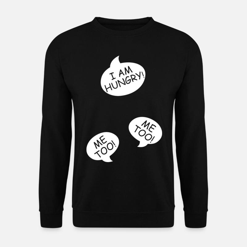 Schwangerschaft verkünden Zwillinge Mama Mutter - Unisex Pullover - Schwarz