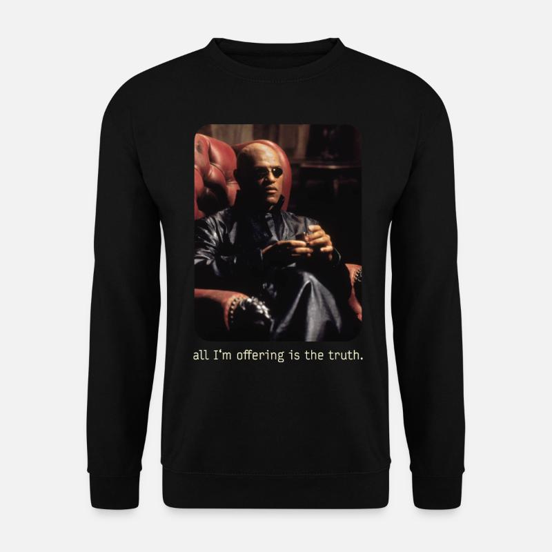 Matrix Morpheus - Sweat-shirt Unisexe - noir
