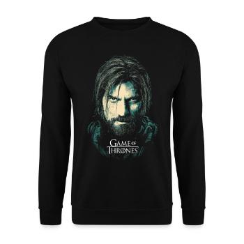Game Of Thrones Jaime Lannister - Unisex Sweatshirt - black - Front - Alina (178cm) & Michal (187cm)