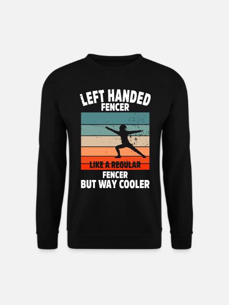 Fechten Geschenkidee für Fechter - Unisex Pullover - Schwarz